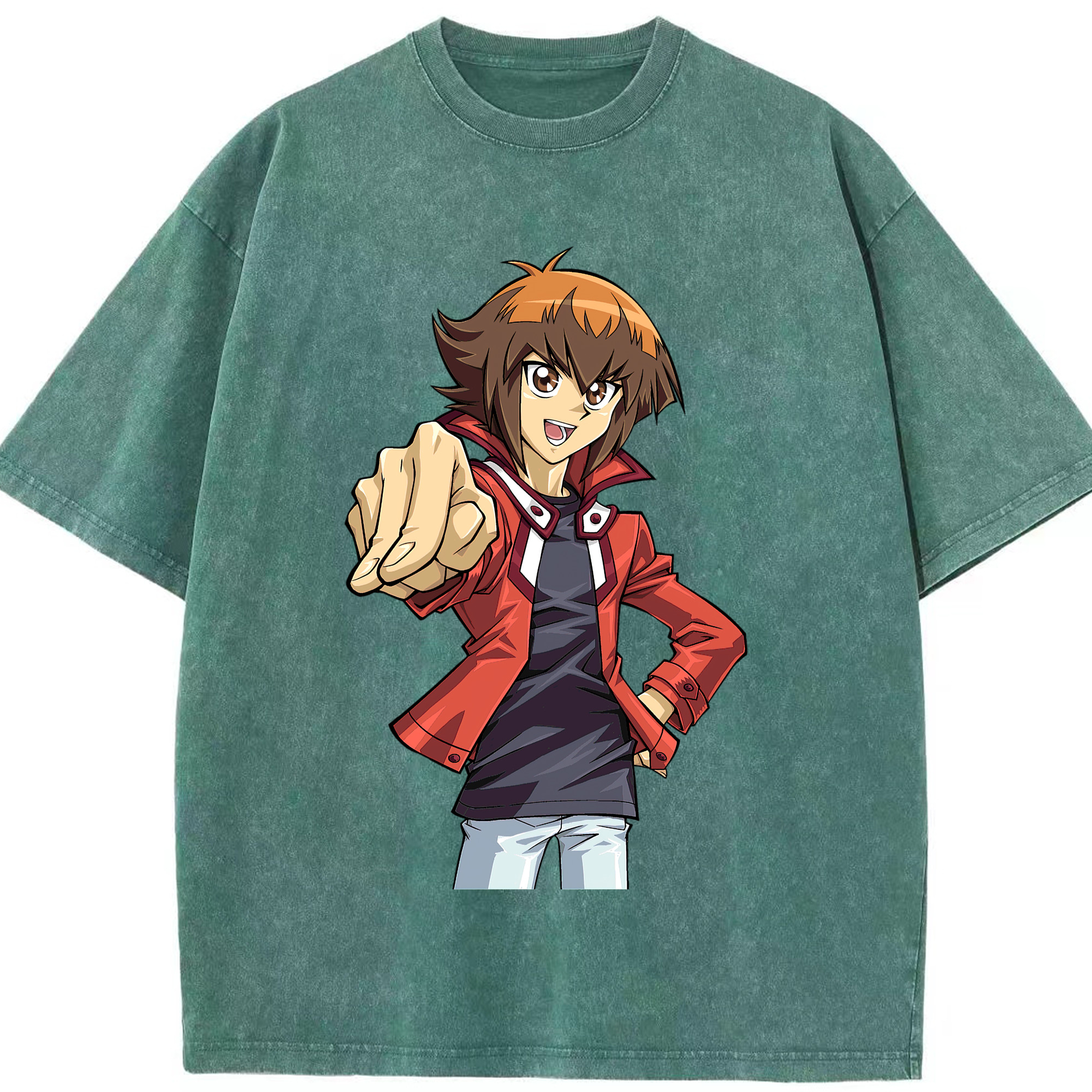 （画像用） 遊☆戯☆王 Yu-Gi-Oh! 綿100% ヴィンテージ風 半袖Tシャツ（フロントプリント）